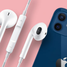Наушники iPHONE 7G через...