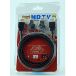 Кабель HDTV H-1 3в1 1,5m