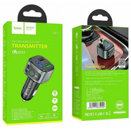 FM модулятор Hoco E67 QC3.0