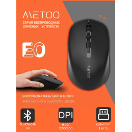Мышь беспроводная Metoo EO...